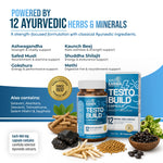 AyuKarma Testo Build Capsules – Ayurvedic Strength, Energy & Stamina Support