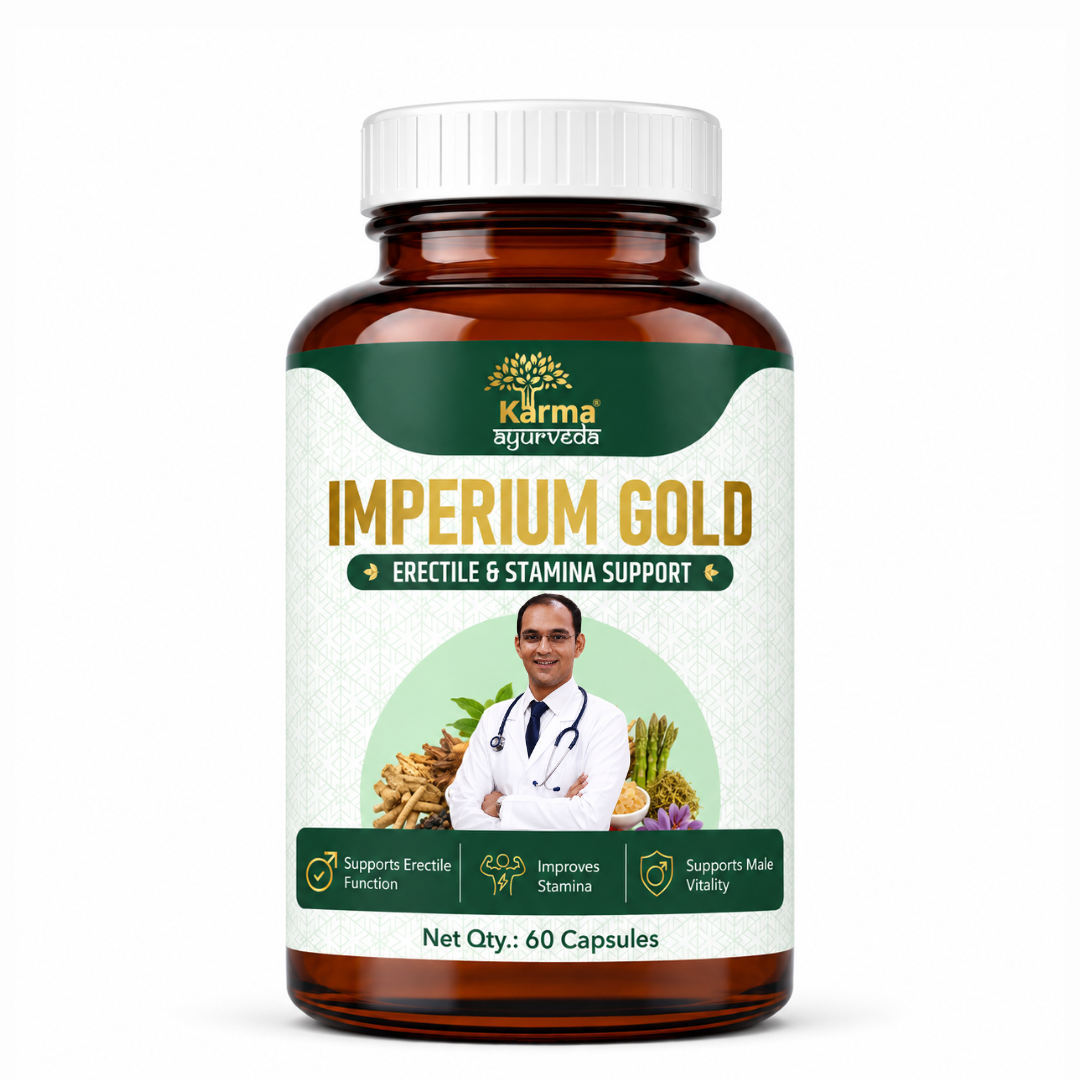 AyuKarma Imperium Gold – Double Strength Formula for Stamina, Vitality & Men's Wellness (Ministry Of Ayush Approved) (Ministry of Ayush Approved)
