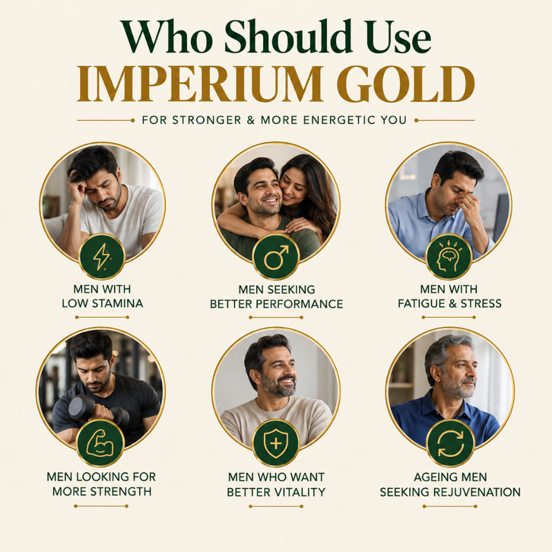 AyuKarma Imperium Gold – Double Strength Formula for Stamina, Vitality & Men's Wellness (Ministry Of Ayush Approved) (Ministry of Ayush Approved)
