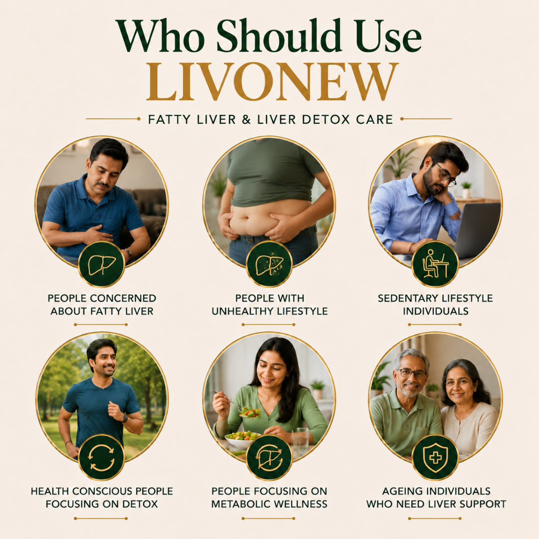 AyuKarma Livonew – Ayurvedic Fatty Liver Support Capsules for Liver Fat Metabolism (Ministry Of Ayush Approved)