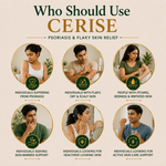 AyuKarma Cerise - Ayurvedic Psoriasis & Skin Wellness Supplement for Flaky Skin, Itching & Skin Irritation (Ministry of Ayush Approved)