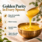 AyuKarma A2 Gir Cow Ghee - Pure Vedic Bilona Ghee for Better Digestion, Gut Health & Everyday Nourishment (FSSAI Licensed) 1000 ml