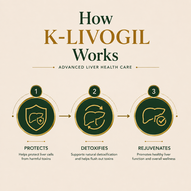 AyuKarma K-Livogil – Ayurvedic Supplement for Fatty Liver, Liver Health & Complete Liver Care (Ministry Of Ayush Approved) (Ministry of Ayush Approved)