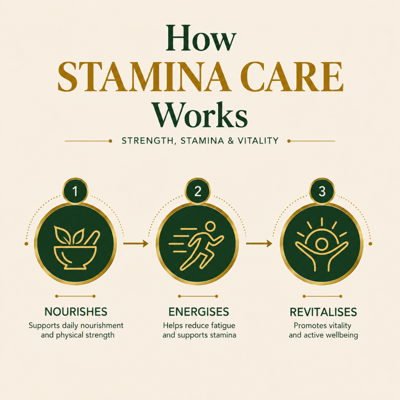 AyuKarma Stamina Care – Ayurvedic Capsules for Strength, Stamina, Physical Endurance & Vitality (Ministry Of Ayush Approved)