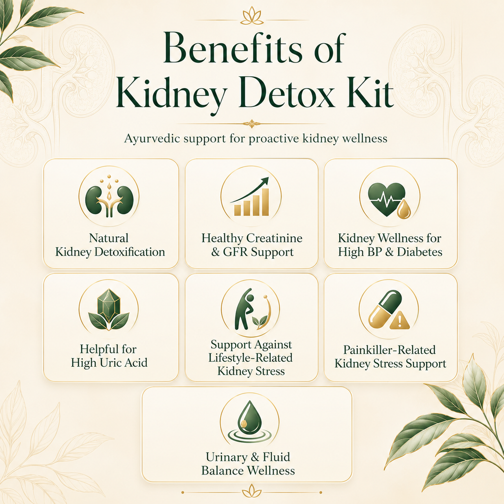 Karma Ayurveda KRM-Ren-Plus Ultra Kwath – Ayurvedic Kidney Detox & Creatinine Support Kit