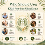 Karma Ayurveda KRM-Ren-Plus Ultra Kwath – Ayurvedic Kidney Detox & Creatinine Support Kit
