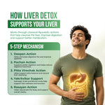 AyuKarma Liver Detox – Ayurvedic Supplement for Liver Detox, High Cholesterol, Fatty Liver & Digestive Wellness (Ministry of Ayush Approved)