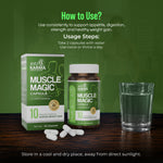 AyuKarma Muscle Magic Capsules – Ayurvedic Weight Gain, Muscle Growth & Strength Support