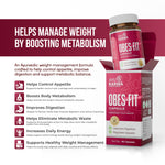 AyuKarma Obes-Fit Capsules – Ayurvedic Weight Management, Appetite & Metabolism Support