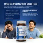 AyuKarma Stressout Capsules – Ayurvedic Stress Relief, Memory, Focus & Calm Mind Support