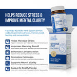 AyuKarma Stressout Capsules – Ayurvedic Stress Relief, Memory, Focus & Calm Mind Support