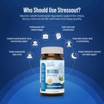 AyuKarma Stressout Capsules – Ayurvedic Stress Relief, Memory, Focus & Calm Mind Support